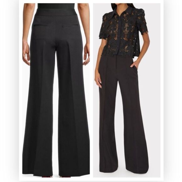 Milly Nash Cady Pants in Black Size 4 NWT $295 - Picture 1 of 4
